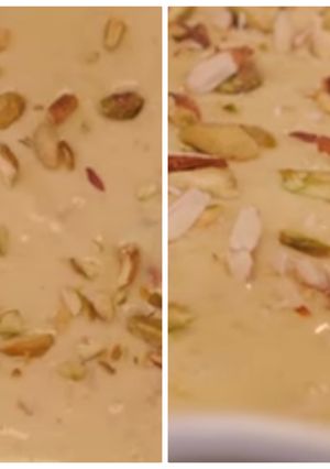 A picture of Pineapple kheer.