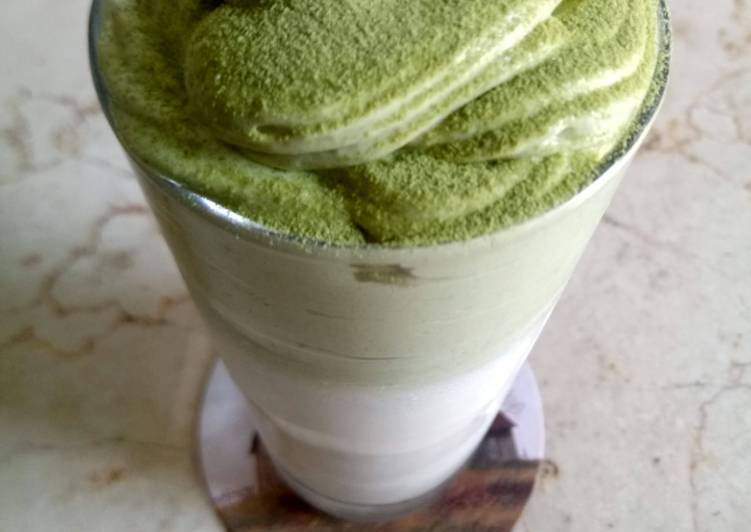 Resep masakan Dalgona Matcha | Cara Membuat Dalgona Matcha Yang Paling Enak