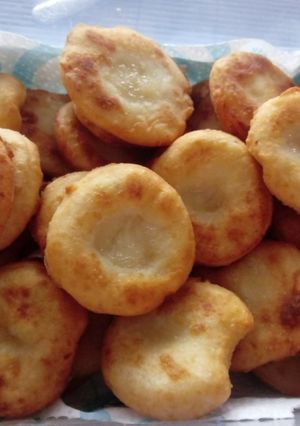 Krumplis pogácsa maradék krumplipüréből recept fotója