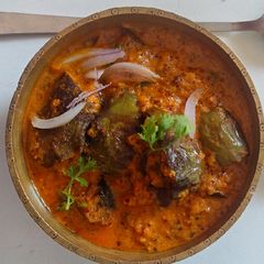 A picture of Sarso bata baingan.