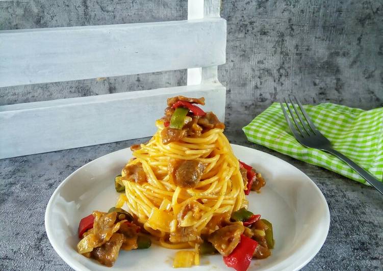 Resep Beef Spaghetti Super Lezat