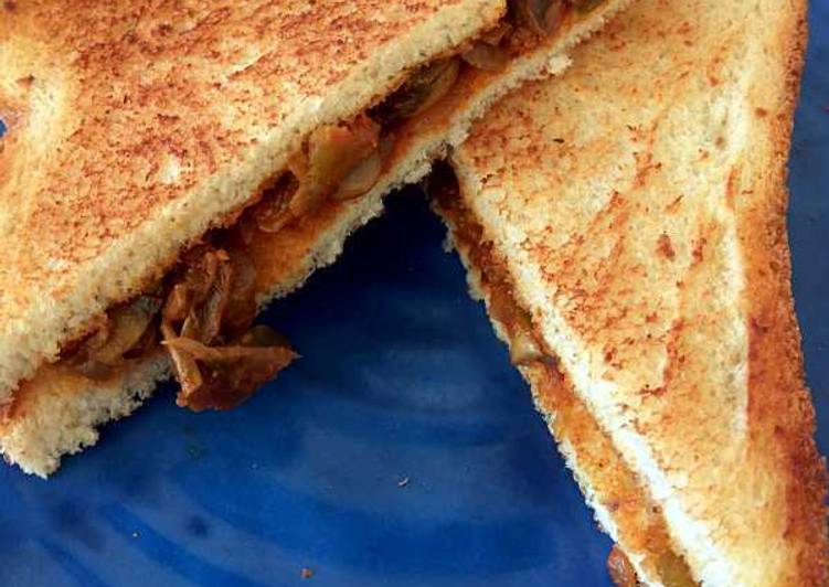 Simple Way to Prepare Super Quick Homemade Mushroom Sandwich