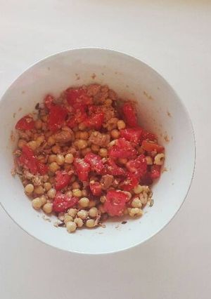 Foto di Insalata di ceci e gamberetti