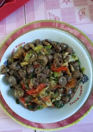 Foto resep Oseng pedas jantung ayam