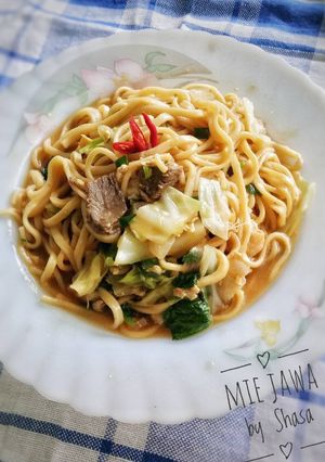 Foto resep Mie jawa/mie tek tek