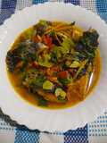 Ikan patin bumbu soto