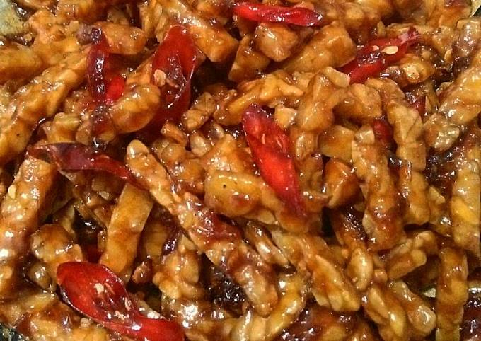 Resep Kering tempe bumbu sederhana oleh Ari Eot - Cookpad