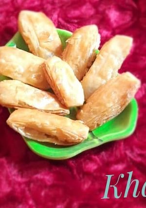 মুচমুচে খাজা(muchmuche khaja recipe in Bengali) রেসিপির প্রধান ছবি