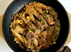 Foto resep Enoki Beef Roll Cajun Seasoning