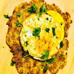 A picture of Potato hash browns.
