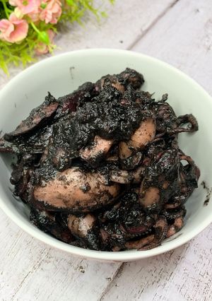 Foto resep Cumi hitam gurih