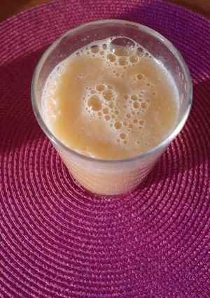 Una foto de Jugo de melón y aguaymanto