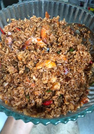 Foto resep Nasi goreng seafood