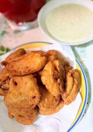A picture of Akara (Bean cake).