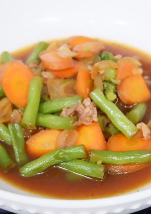 Foto resep Tumis buncis dan teman2 nya ca sapi