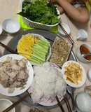 Bánh tráng cuốn thịt heo