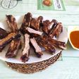 Costilla de cerdo a la brasa (churrasco)