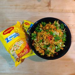 A picture of Maggi Noodles Bhel.
