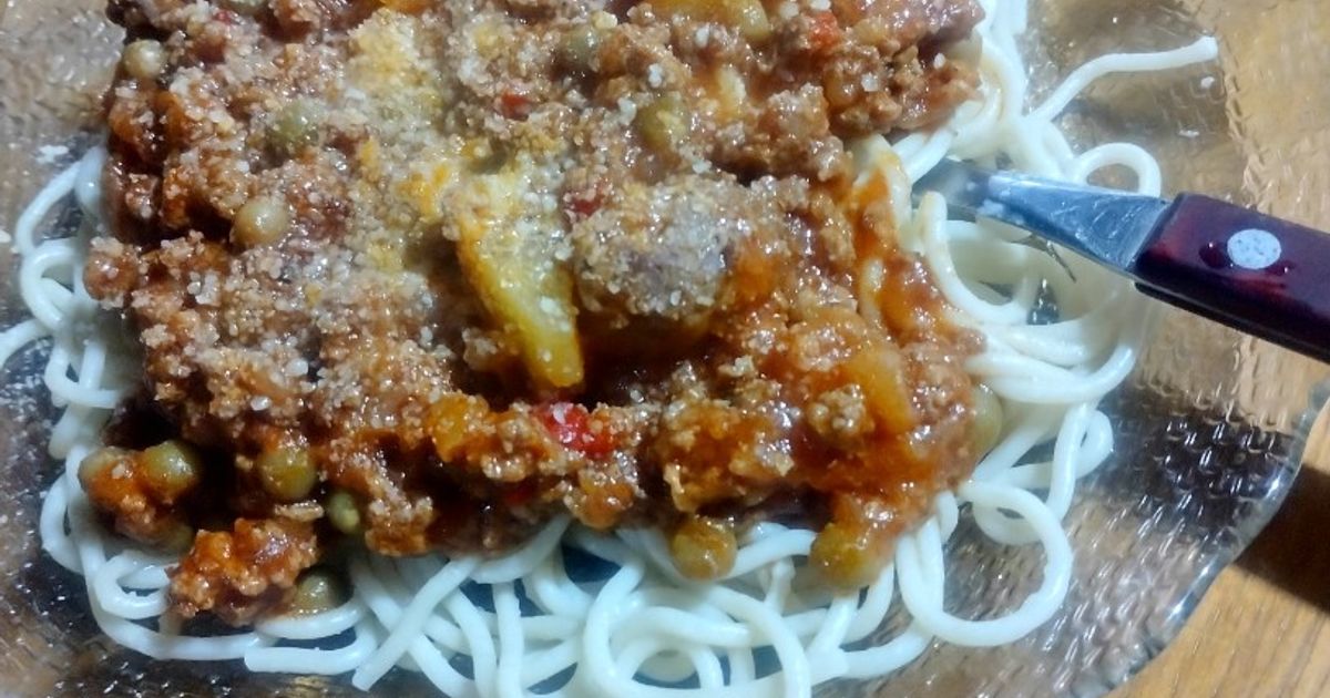 Fideos Con Tuco De Carne Picada Recipe by LauuAshe