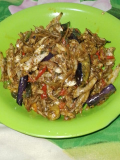 Foto resep Ikan asin terong balado ♥