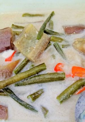 Foto resep 🌷 Lodeh terkajang (terong & kacang panjang) 🌷