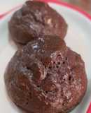Muffins saludables de cacao sin leche, sin harina y sin azúcar