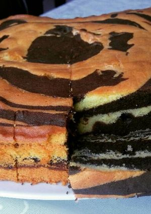 Foto resep Cake Zabra lembutt No BP no Vanila no Pelembut
