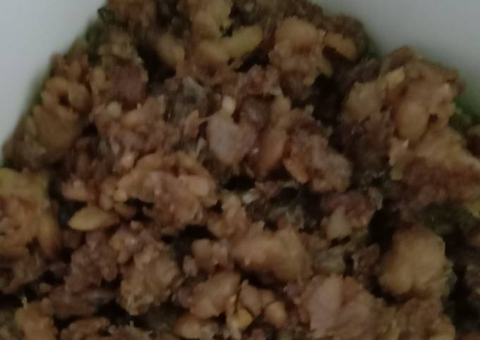 Bagaimana Menyiapkan Abon tempe murah tp enk yang Lezat