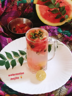 A picture of WATERMELON 🍉 LEMON Mojito.