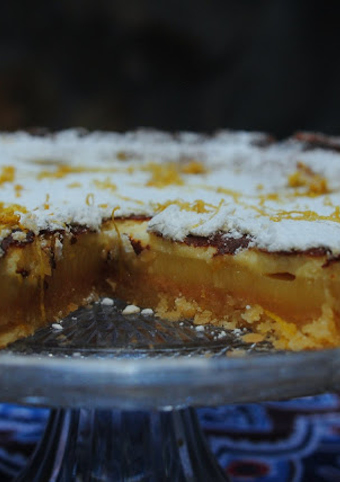 Una foto de Riquísimo pastel de limón