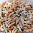 One pot πέννες τρικολόρε με τυριά και κρέμα γάλακτος