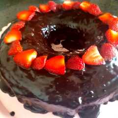 كيكة الشوكولا بصوص الشوكولا 🎂🍫-レシピのメイン写真