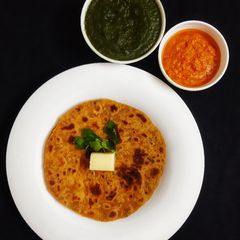 A picture of Mooli Thepla /Muli ke parathe.