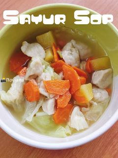 Foto resep Sayur Sop Bakso
