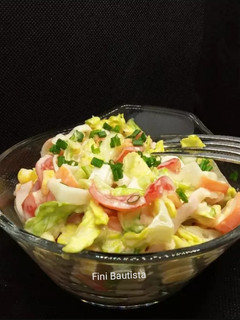 Una foto de Ensalada de surimi