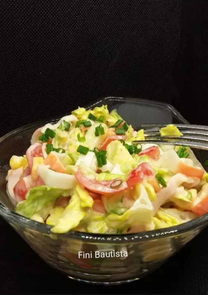 Una foto de Ensalada de surimi