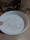 Porridge de chocolate blanco sin leche
