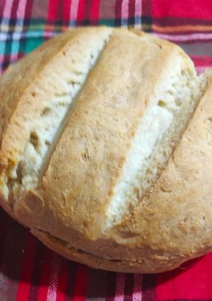 Una foto de Pan casero con grasa y Blancaflor