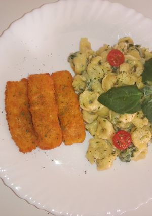 Foto de Tortellini com Queijo de Cabra e Espinafres
