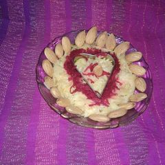 A picture of Vermicelli hearts.