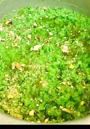 A picture of Lauki ka halwa.