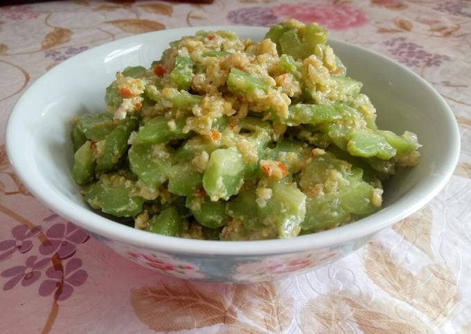 Resep: Pare tumis Telur Yang Enak