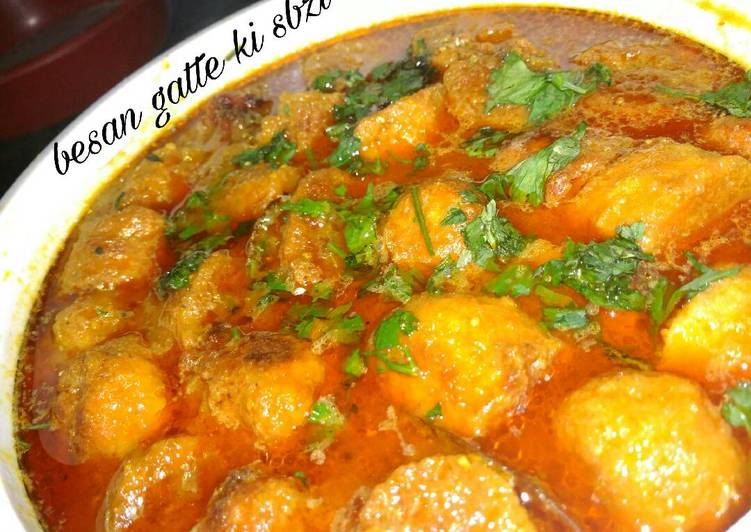Step-by-Step Guide to Prepare Perfect Besan gatte ki sabzi