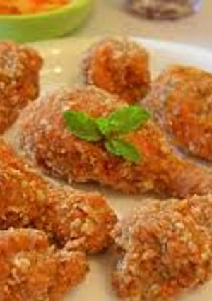 صورة لوصفة دجاج مقلي يهبل