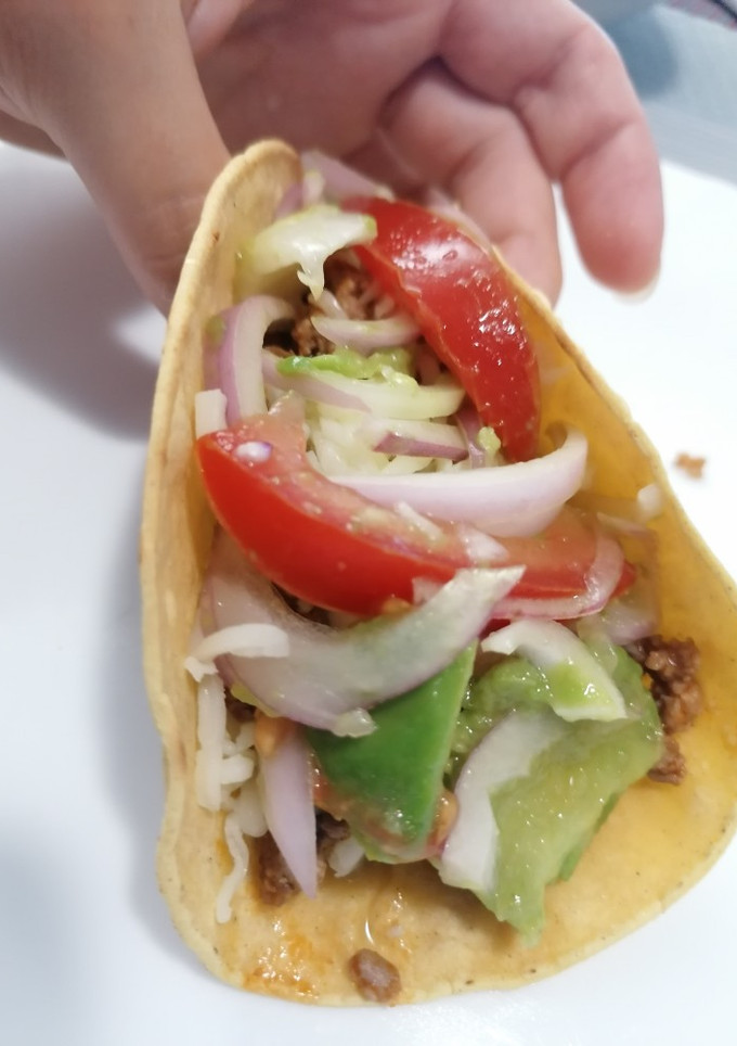 Una foto de 79. Tacos de ternera picada estilo mejicano