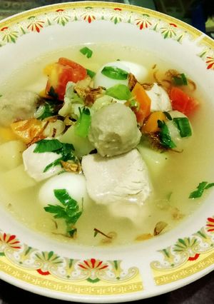 Foto resep Sup Ayam Bakso