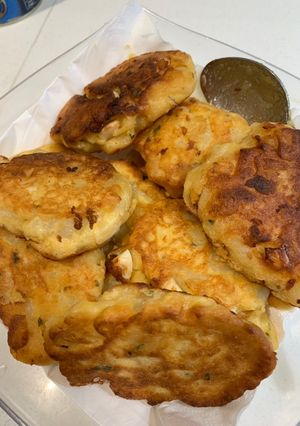 Una foto de Croquetas de papa exprés!!!!