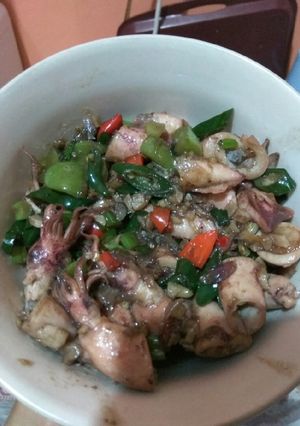 Foto resep Cumi cabe ijo