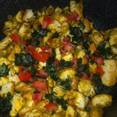 A picture of Comforting Curried Bread Fry.