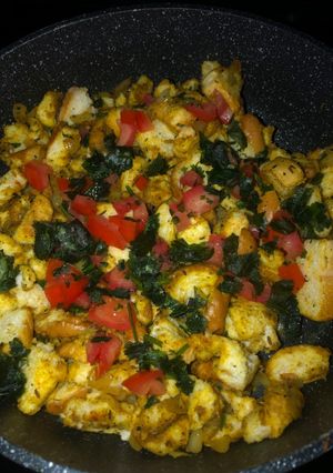 A picture of Comforting Curried Bread Fry.